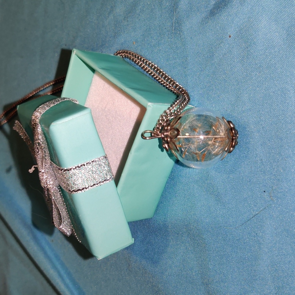 Dandelion Wishes necklace pendant